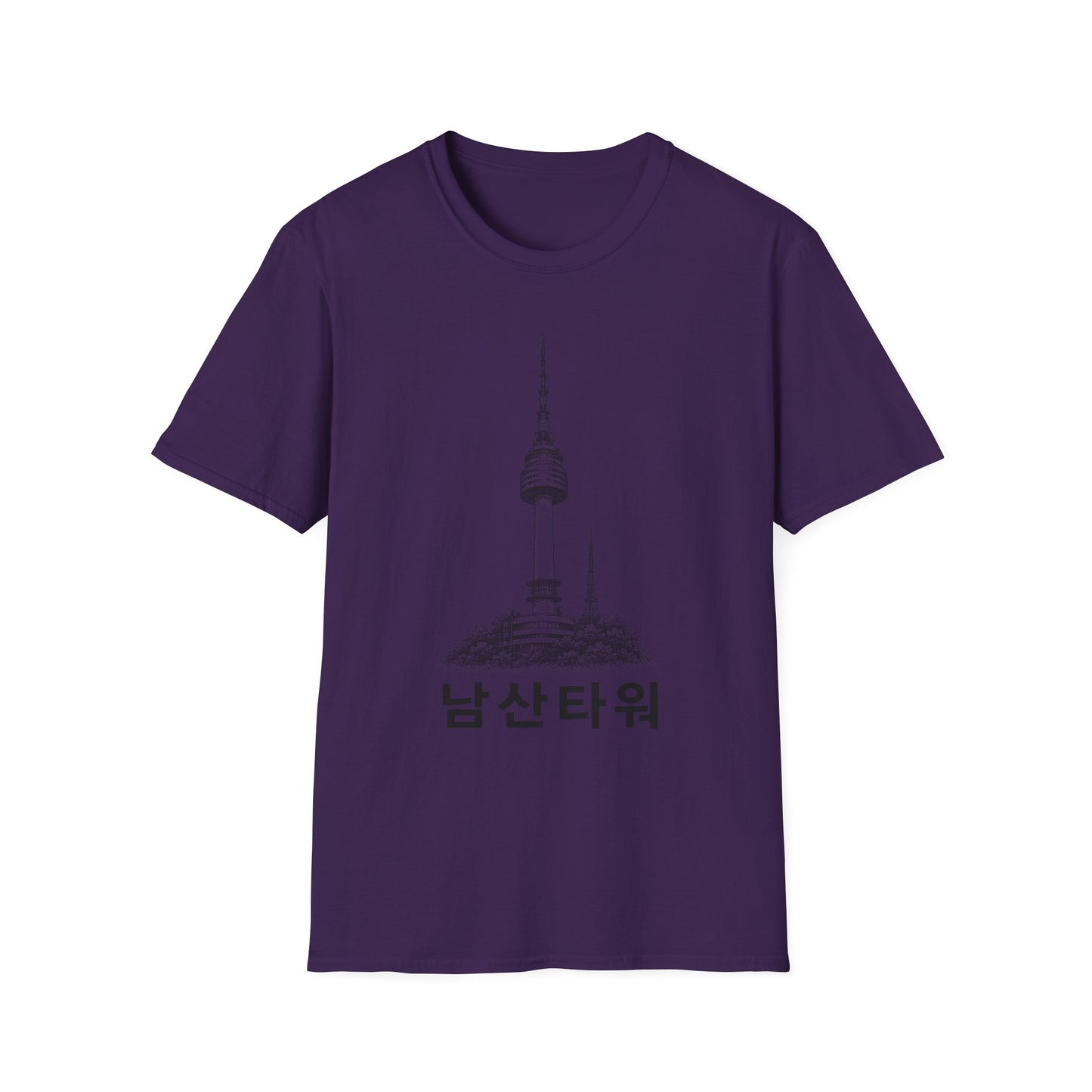 Namsan Tower T‑Shirt — Minimal Seoul Skyline Tee