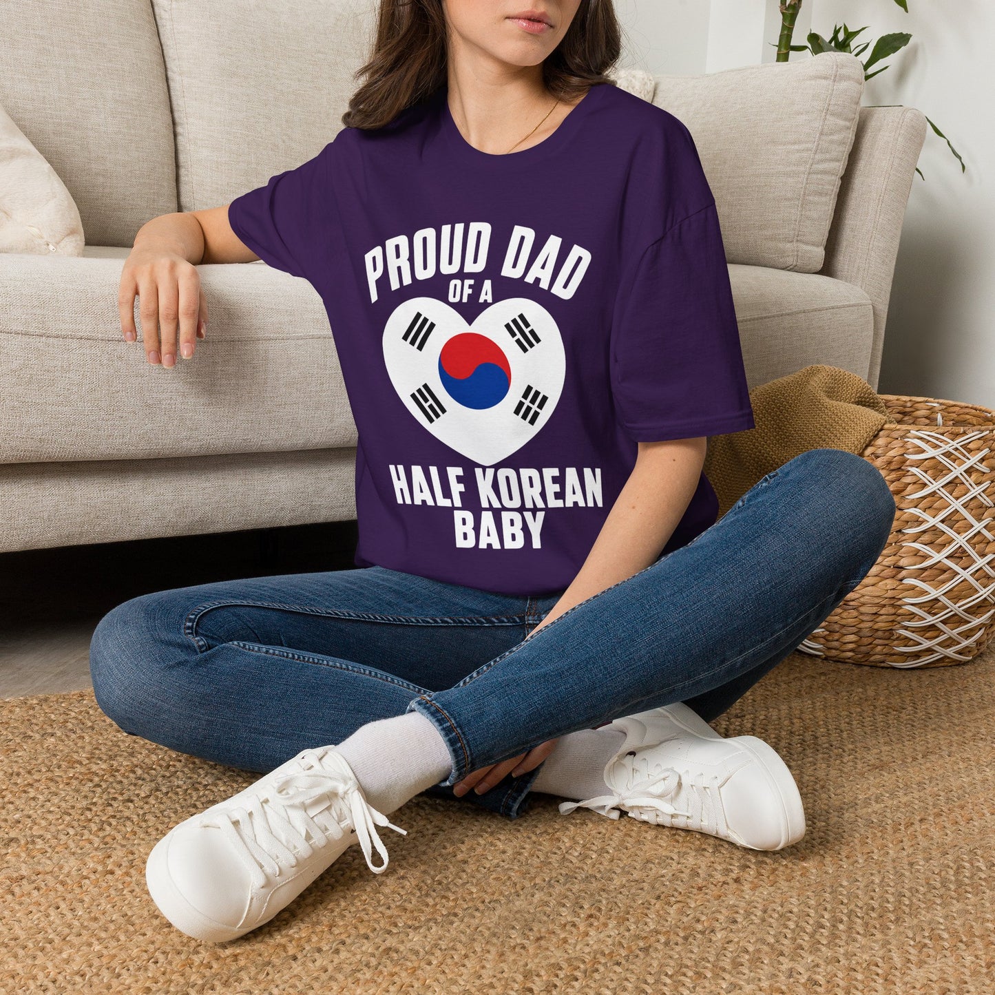 Proud Dad of a Half Korean Baby T-Shirt