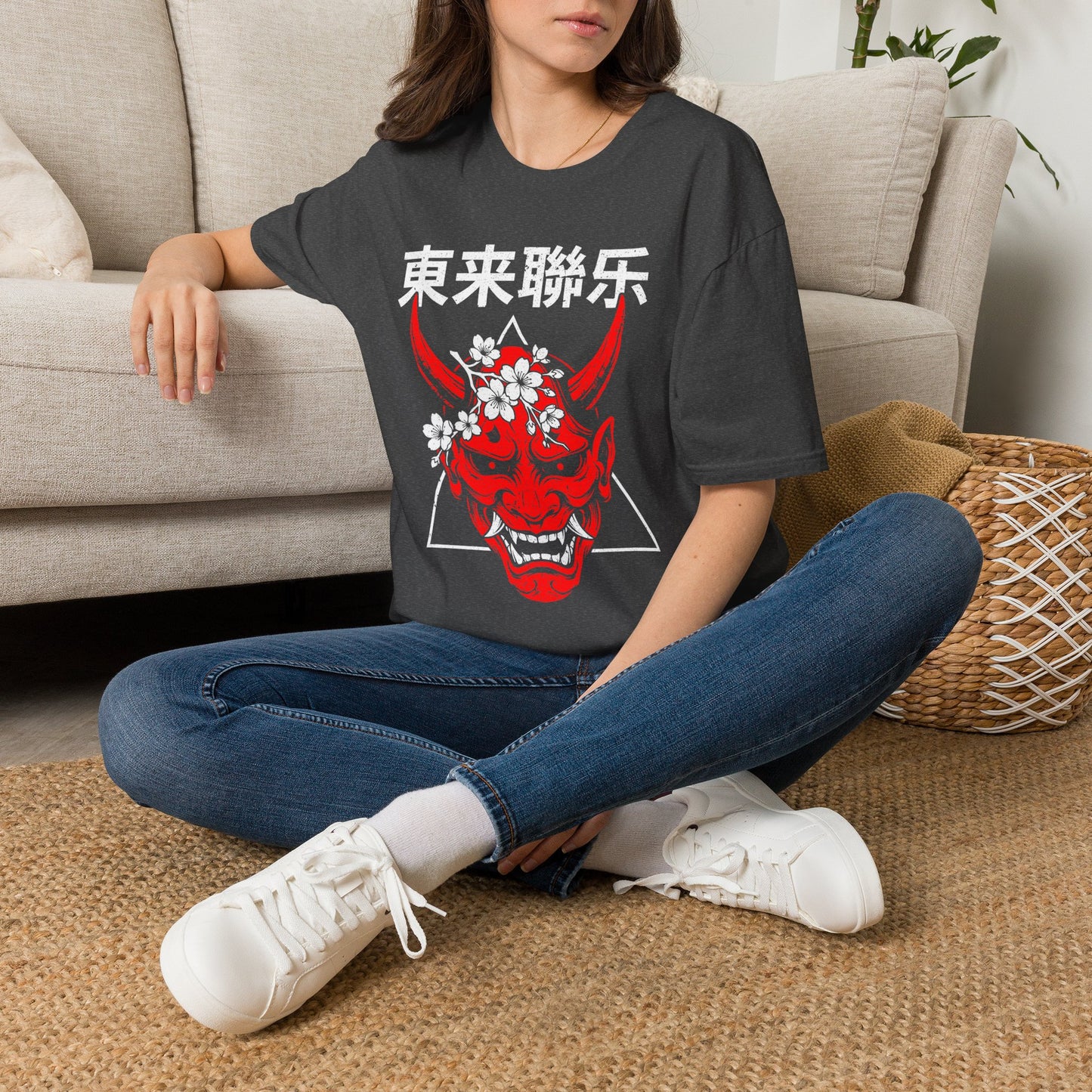 Demon Mask T-Shirt — 白花鬼面 東来聯乐 Graphic Tee