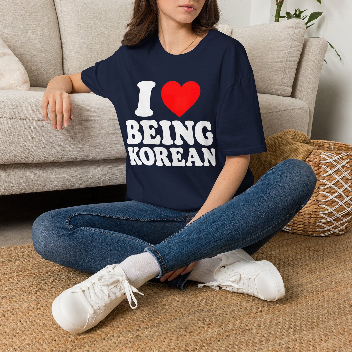 I LOVE BEING KOREAN T-SHIRT