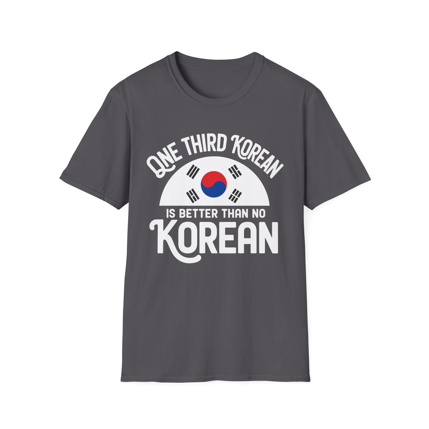 Korean Heritage T-Shirt — "One Third Korean" Flag Graphic