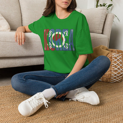 KOREA Flag Graphic T-Shirt — Retro Korean Flag Travel Tee