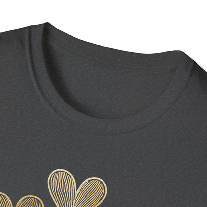 Love Gesture Unisex Softstyle T-Shirt - Heart Hand Graphic Tee