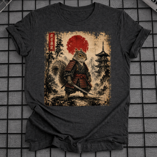 JAPANESE WARRIOR SQUIRREL T-SHIRT
