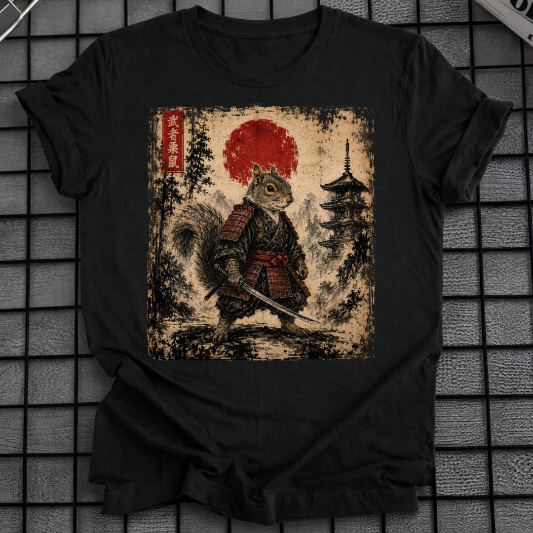 JAPANISCHES KRIEGER-EICHHÖRNCHEN T-SHIRT