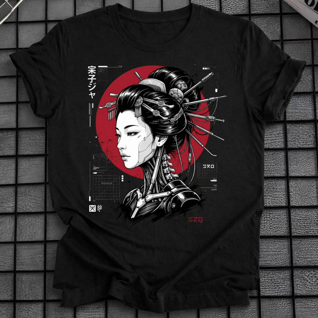 GEISHA CYBERPUNK T-SHIRT