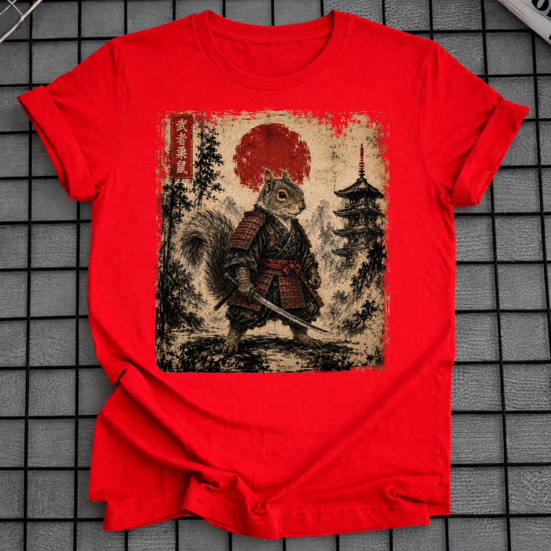 JAPANISCHES KRIEGER-EICHHÖRNCHEN T-SHIRT