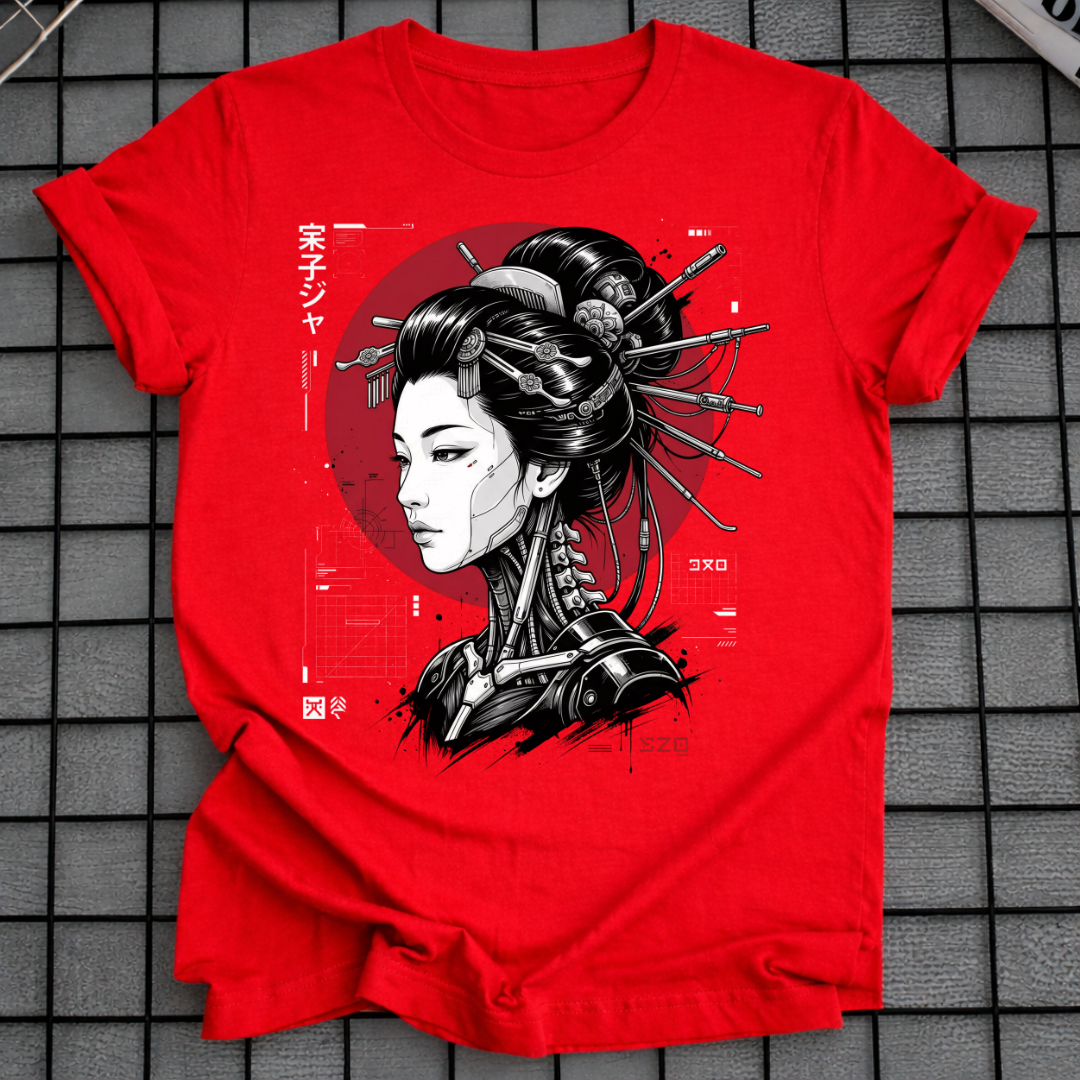 GEISHA CYBERPUNK T-SHIRT
