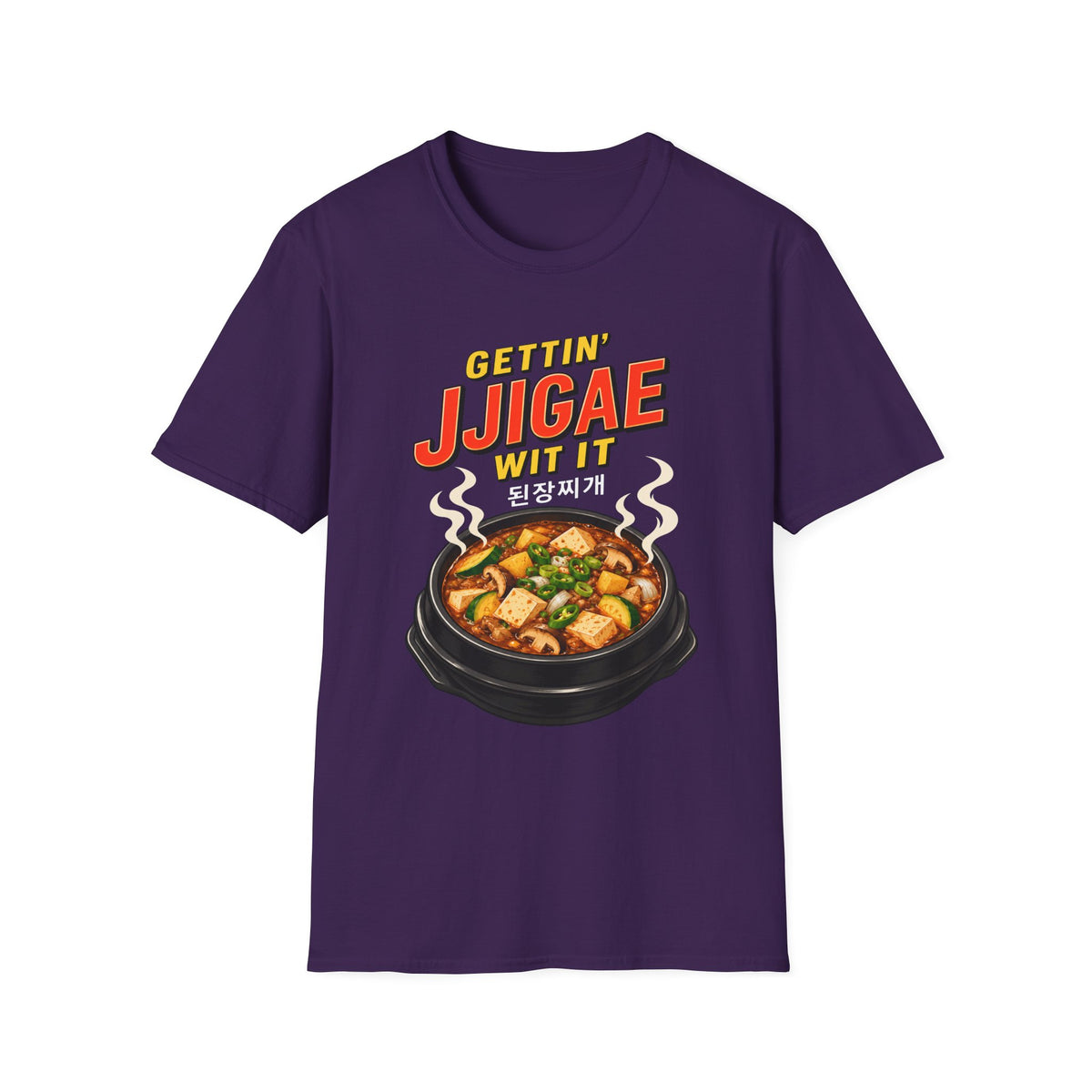T-Shirt — "Gettin' Jjigae Wit It" Korean Stew Graphic Tee