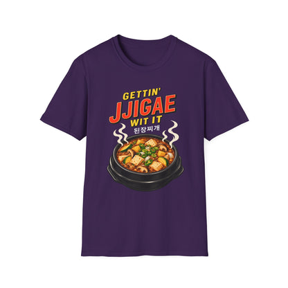T-Shirt — "Gettin' Jjigae Wit It" Korean Stew Graphic Tee