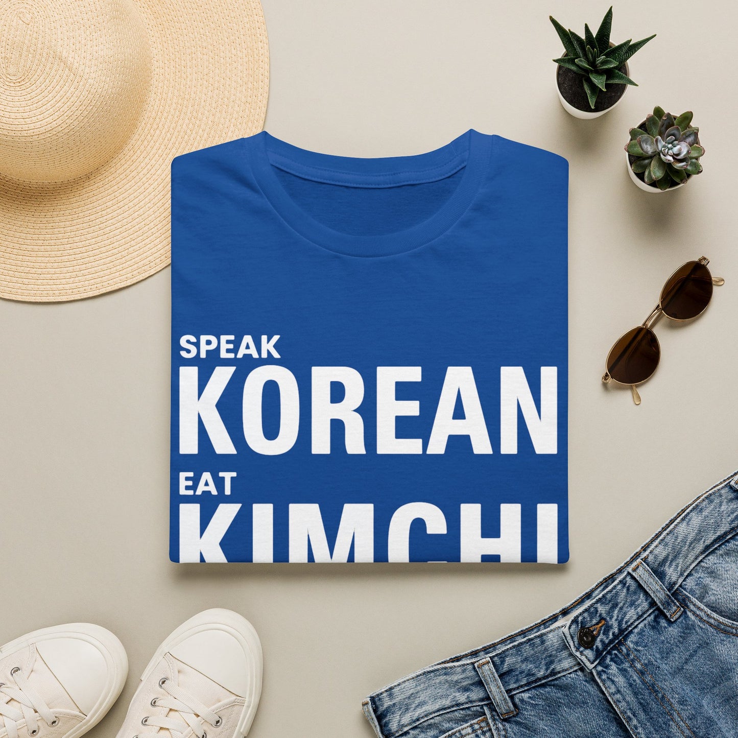 SPEAK KOREAN EAT KIMCHI T-SHIRT