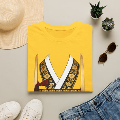 Kimono Obi Graphic T-Shirt — Floral Japanese-Inspired Costume Tee