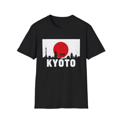 Kyoto Skyline T-Shirt — Japanese Rising Sun Graphic Tee