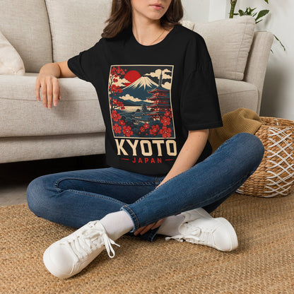 Kyoto Japan Vintage Mount Fuji Tee