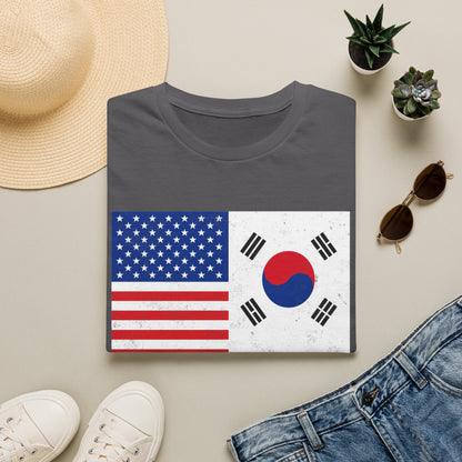 USA & South Korea Flag T-Shirt — "Yes, I'm Both of Them" Patriotic Korean-American Tee