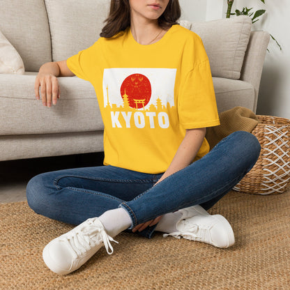 Kyoto Skyline T-Shirt — Japanese Rising Sun Graphic Tee