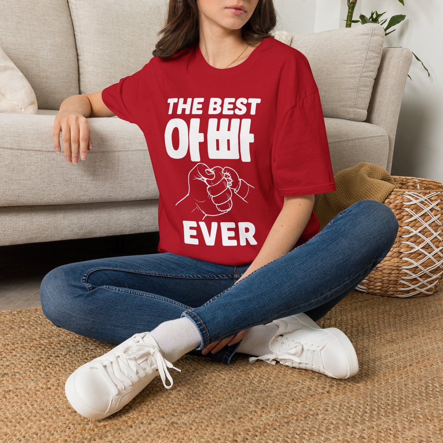 The Best 아빠 Ever T-Shirt — Father's Day Korean Dad Tee
