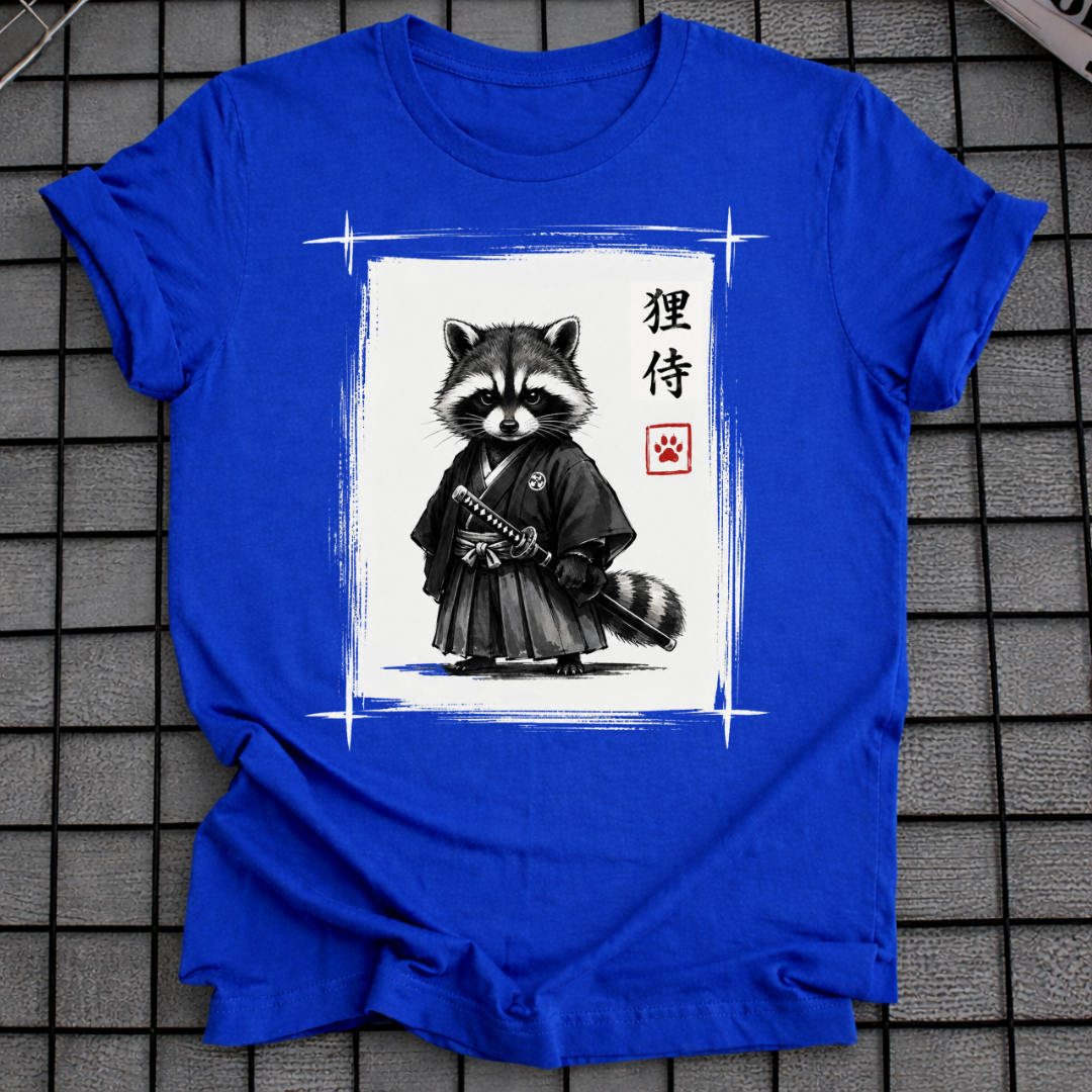 SAMURAI WASCHBÄR T-SHIRT