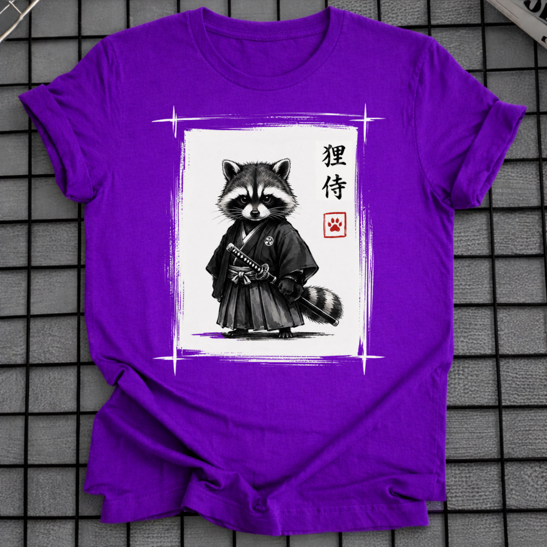SAMURAI WASCHBÄR T-SHIRT