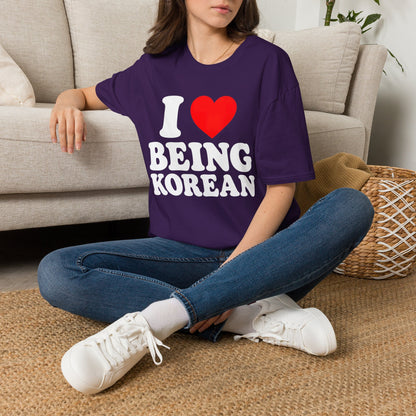 I LOVE BEING KOREAN T-SHIRT