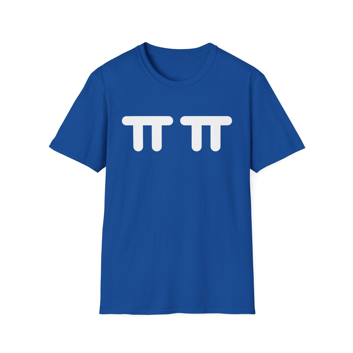 Pi Symbol Graphic T-Shirt — Cute Double Pi Design