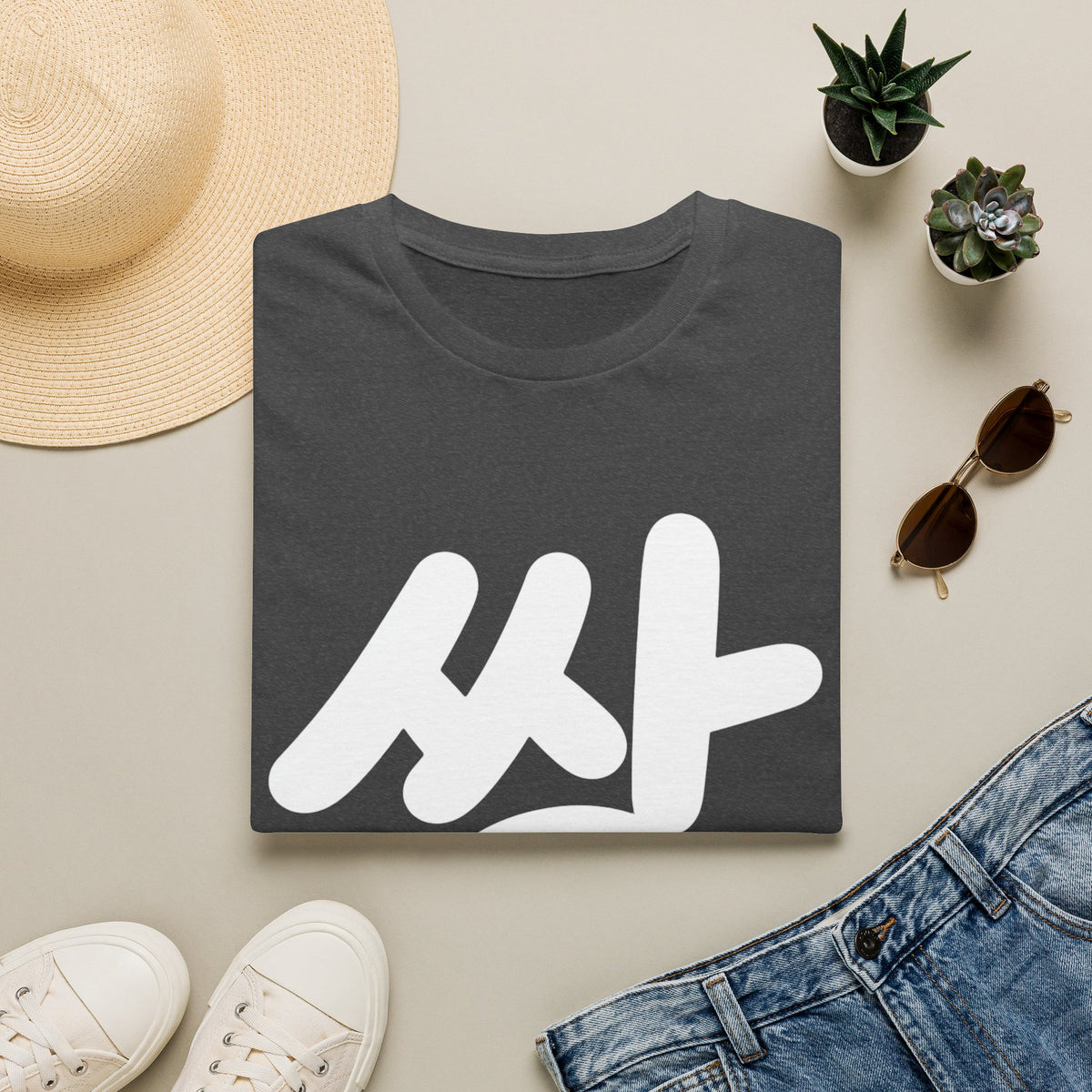 Korean 'ssang' Graphic T-Shirt — Bold Hangul Streetwear Tee