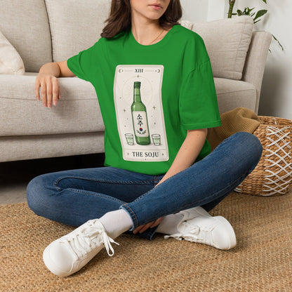 Soju Tarot T-Shirt — Illustrated Bottle 'The Soju' Graphic Tee