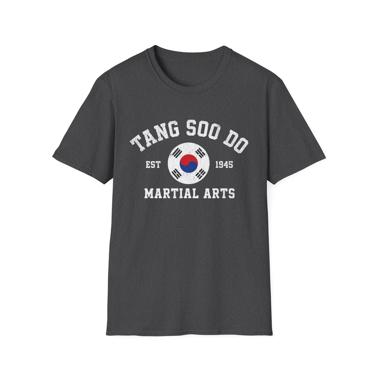 Tang Soo Do Martial Arts T-Shirt – Korean Flag Tae Kwon Do Training Tee (Est. 1945)