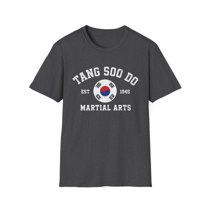 Tang Soo Do Martial Arts T-Shirt – Korean Flag Tae Kwon Do Training Tee (Est. 1945)