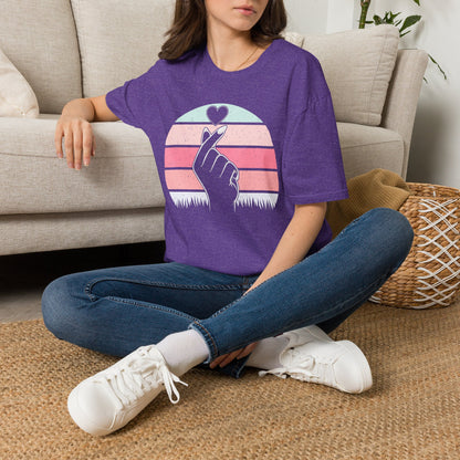 Heart Hand Graphic Unisex Softstyle T-Shirt - Ideal for Casual Wear & Gifts
