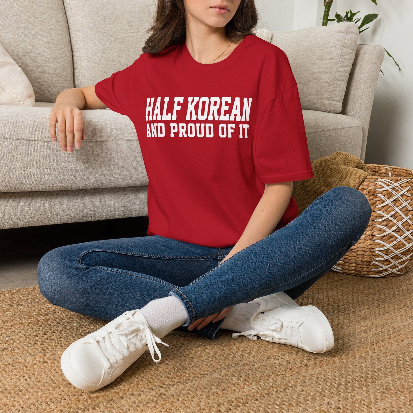 HALF KOREAN PROUD OF IT T-SHIRT