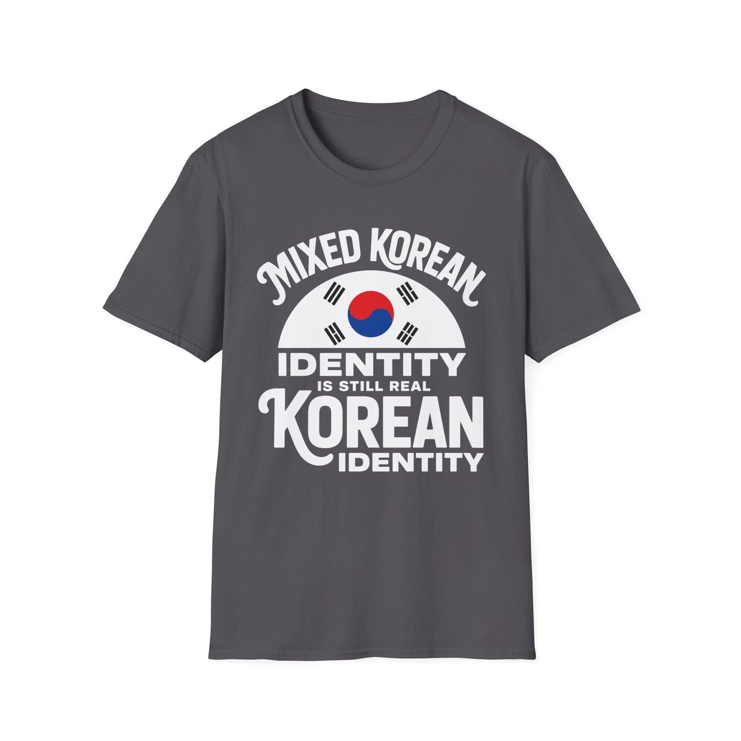 Mixed Korean Identity T-Shirt — Korean Flag Heritage Tee