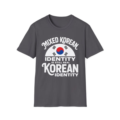 Mixed Korean Identity T-Shirt — Korean Flag Heritage Tee