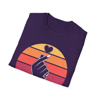 Retro Love Hand Unisex Softstyle T-Shirt - Perfect Gift for Everyday Wear