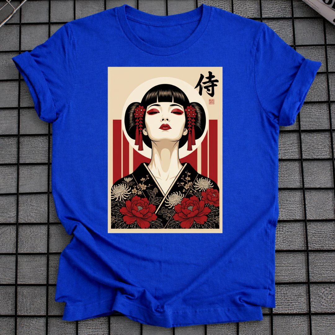 JAPANESE GEISHA PORTRAIT T-SHIRT