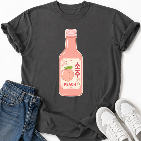 PEACH SOJU BOTTLE T-SHIRT