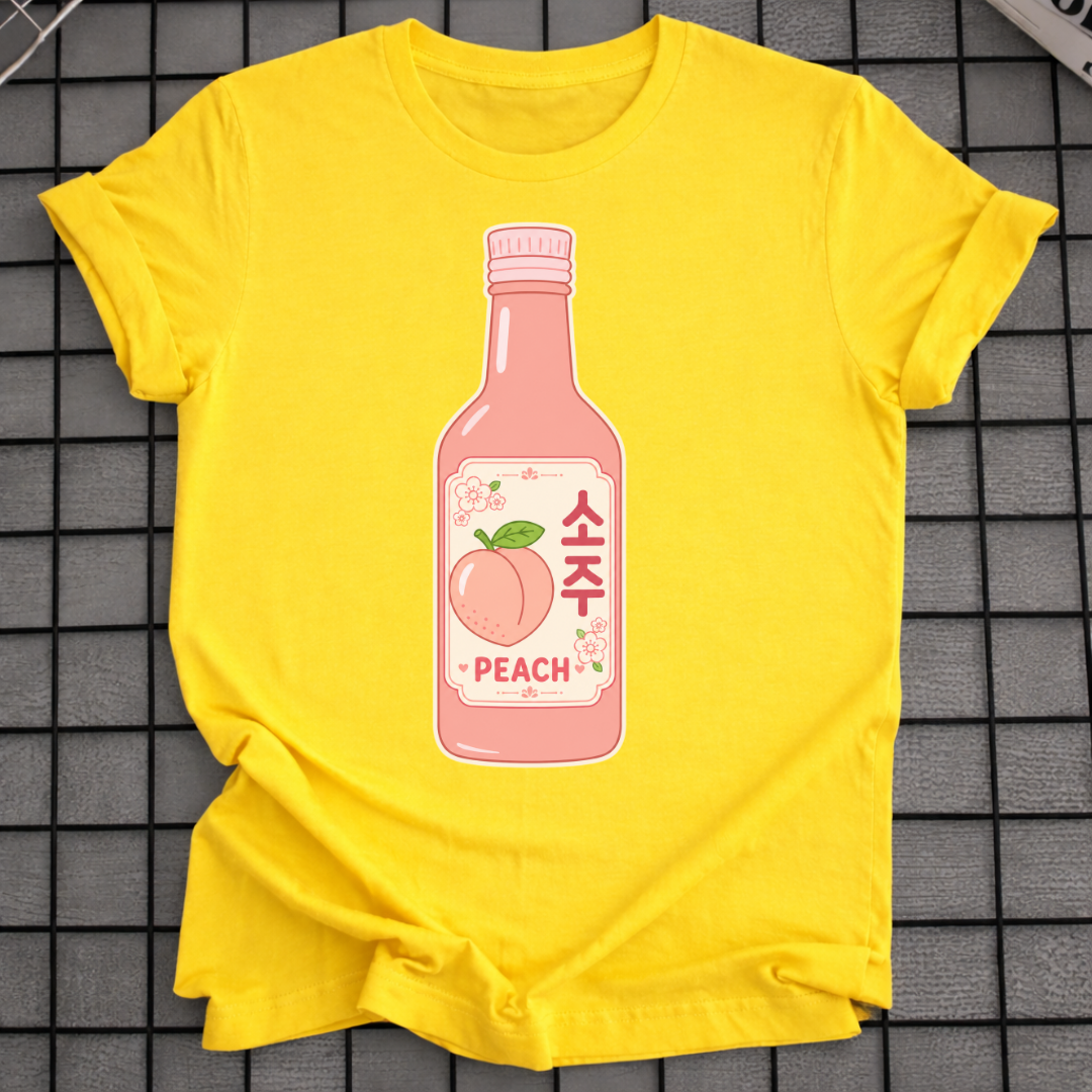 PEACH SOJU BOTTLE T-SHIRT
