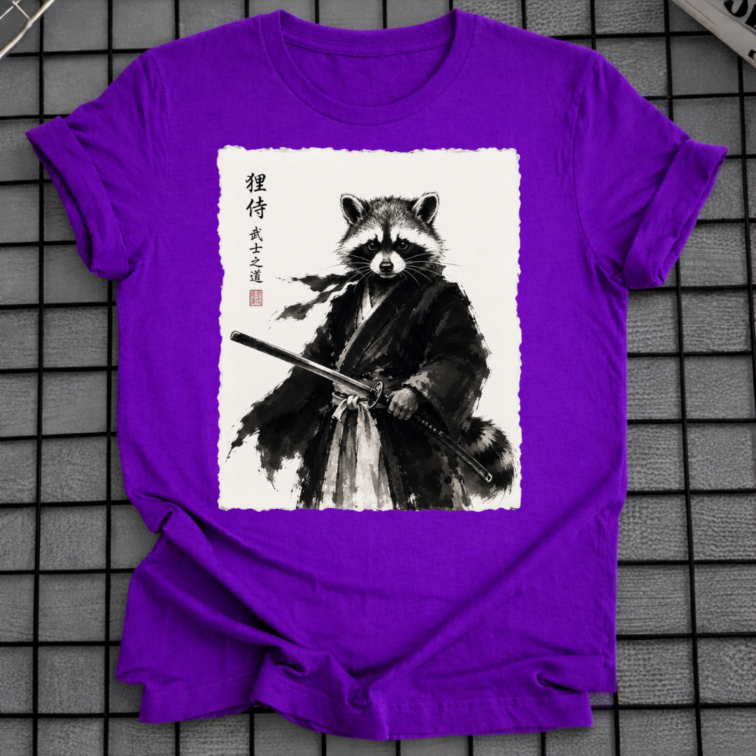 T-SHIRT „INK SAMURAI WASCHBÄR“
