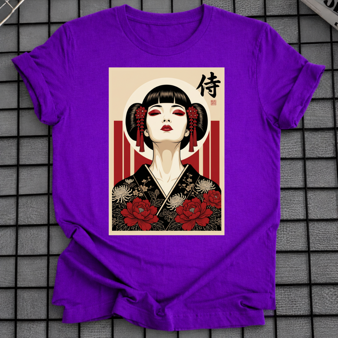 JAPANESE GEISHA PORTRAIT T-SHIRT