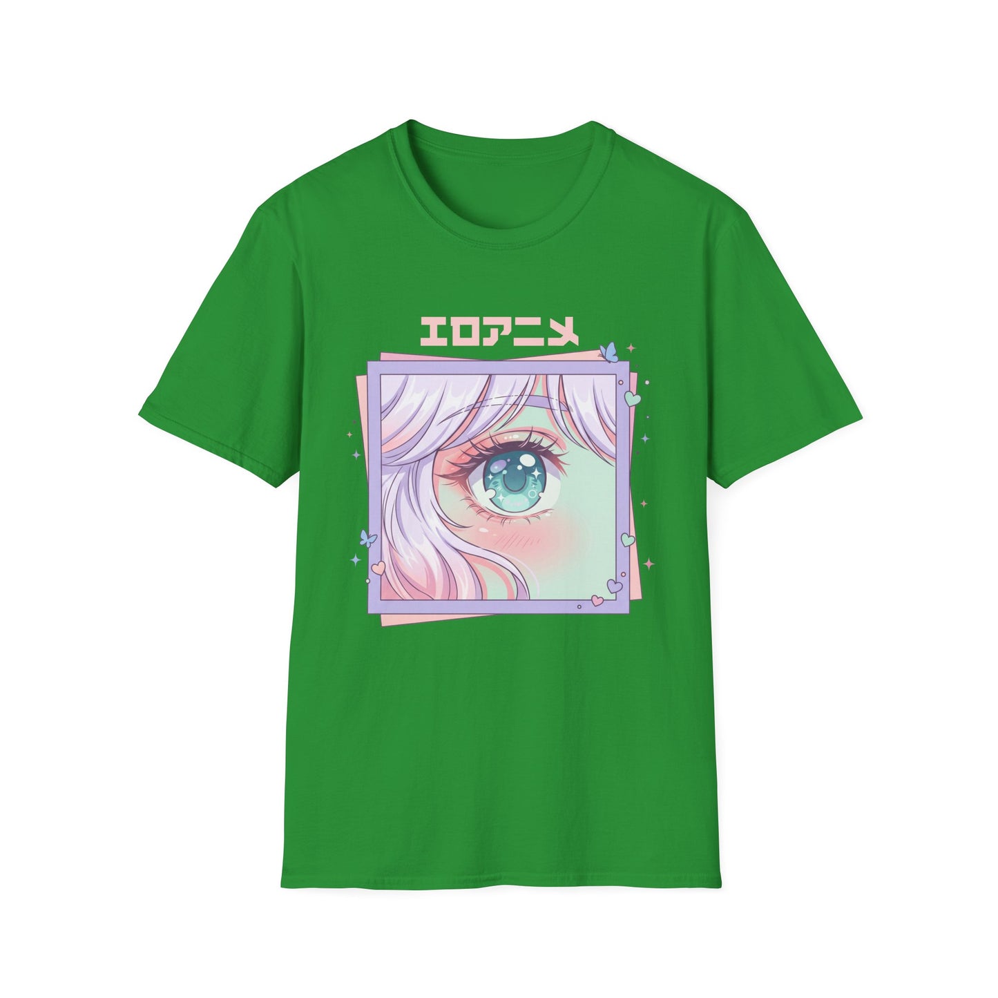 Anime Eye Graphic T-Shirt — エロアニメ Pastel Kawaii Aesthetic
