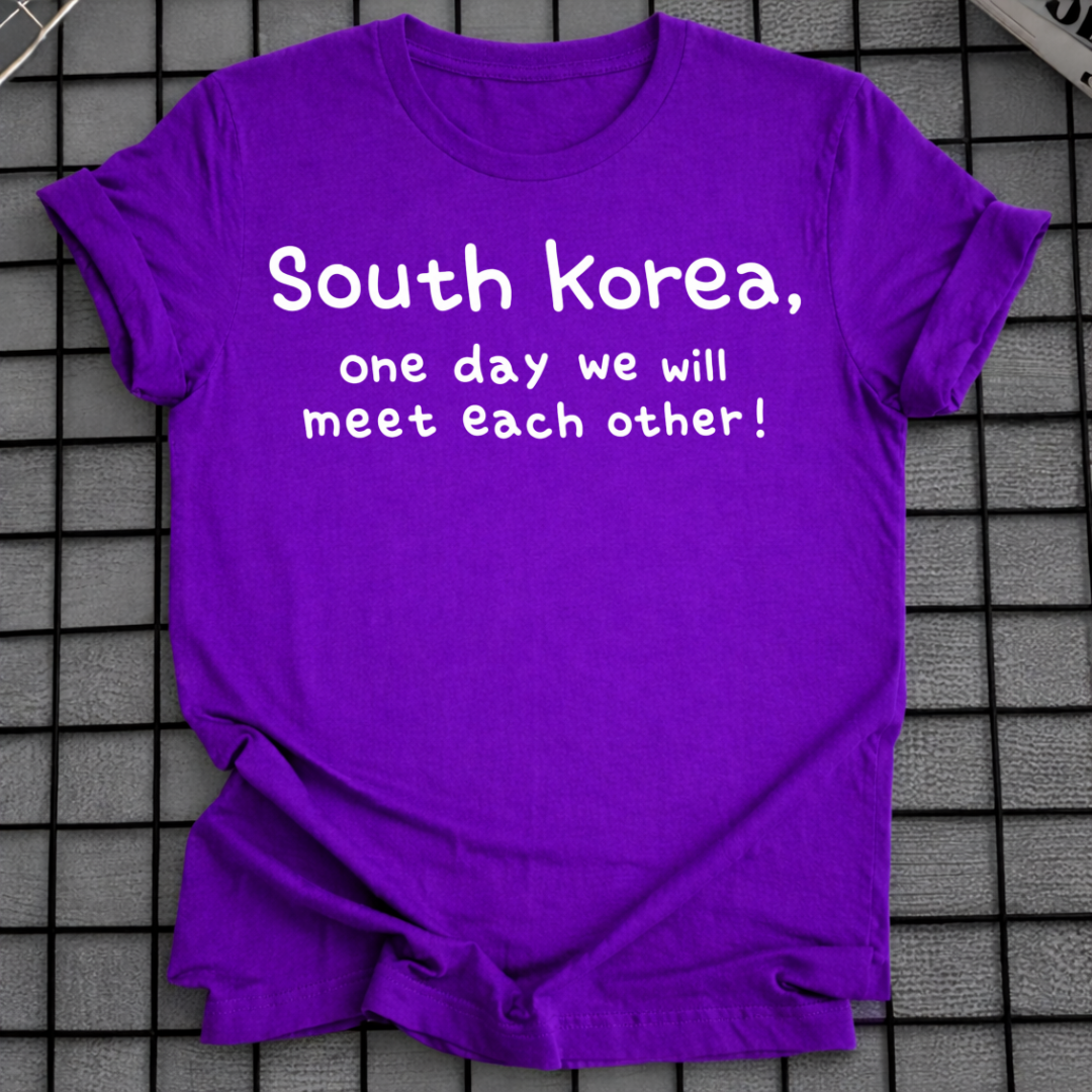 SOUTH KOREA ONE DAY WE WILL MEET EACH OTHER T-SHIRT