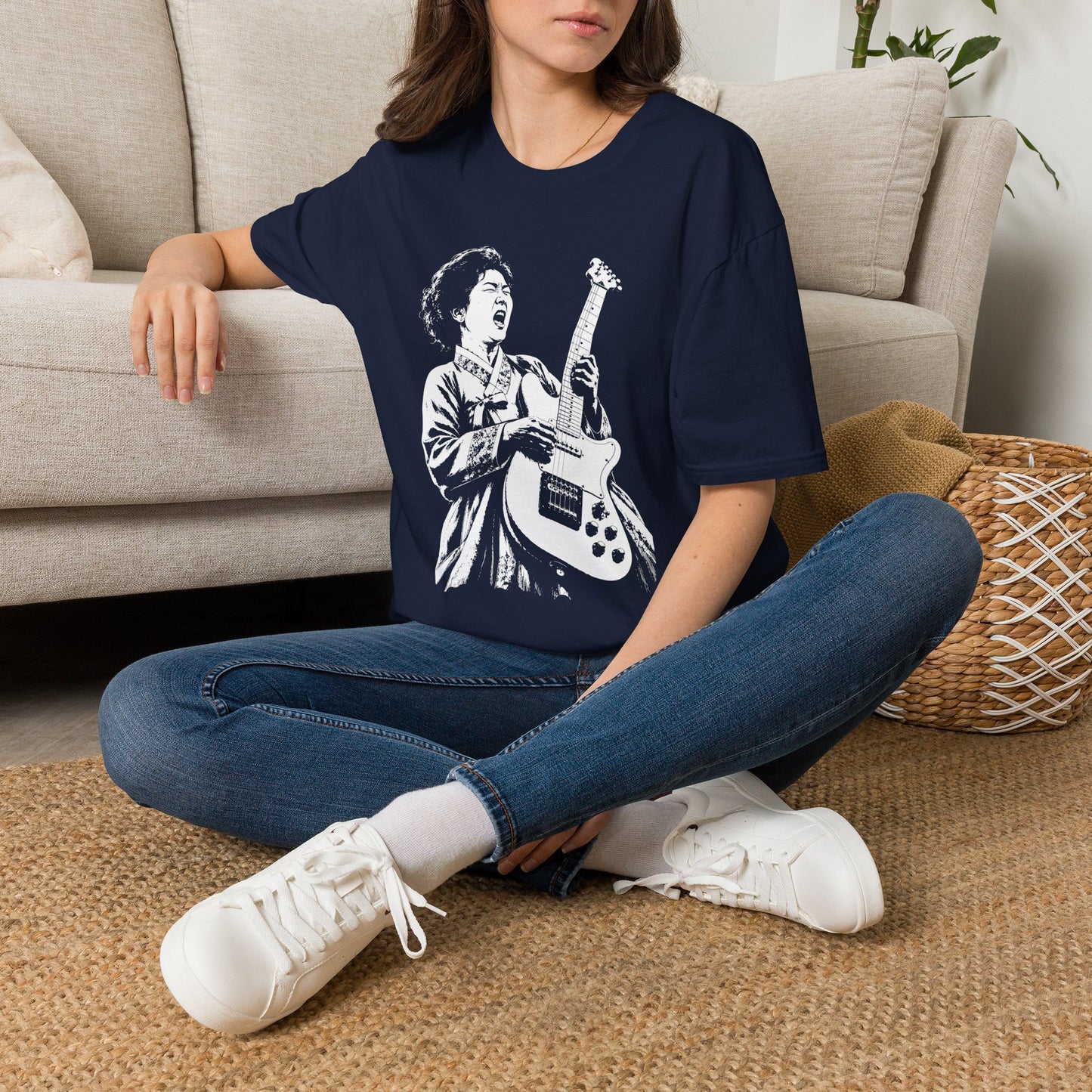 T-Shirt — Vintage Rock Guitarist Graphic Tee