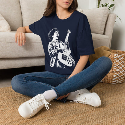 T-Shirt — Vintage Rock Guitarist Graphic Tee