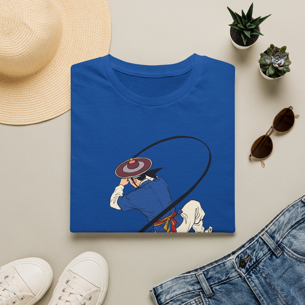 Cowboy Roper Graphic T-Shirt — Western Rodeo Roping Design