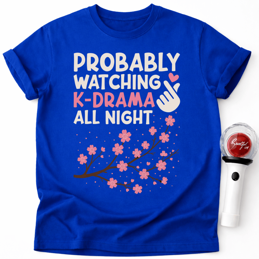 K-DRAMA DIE GANZE NACHT SCHAUEN T-SHIRT