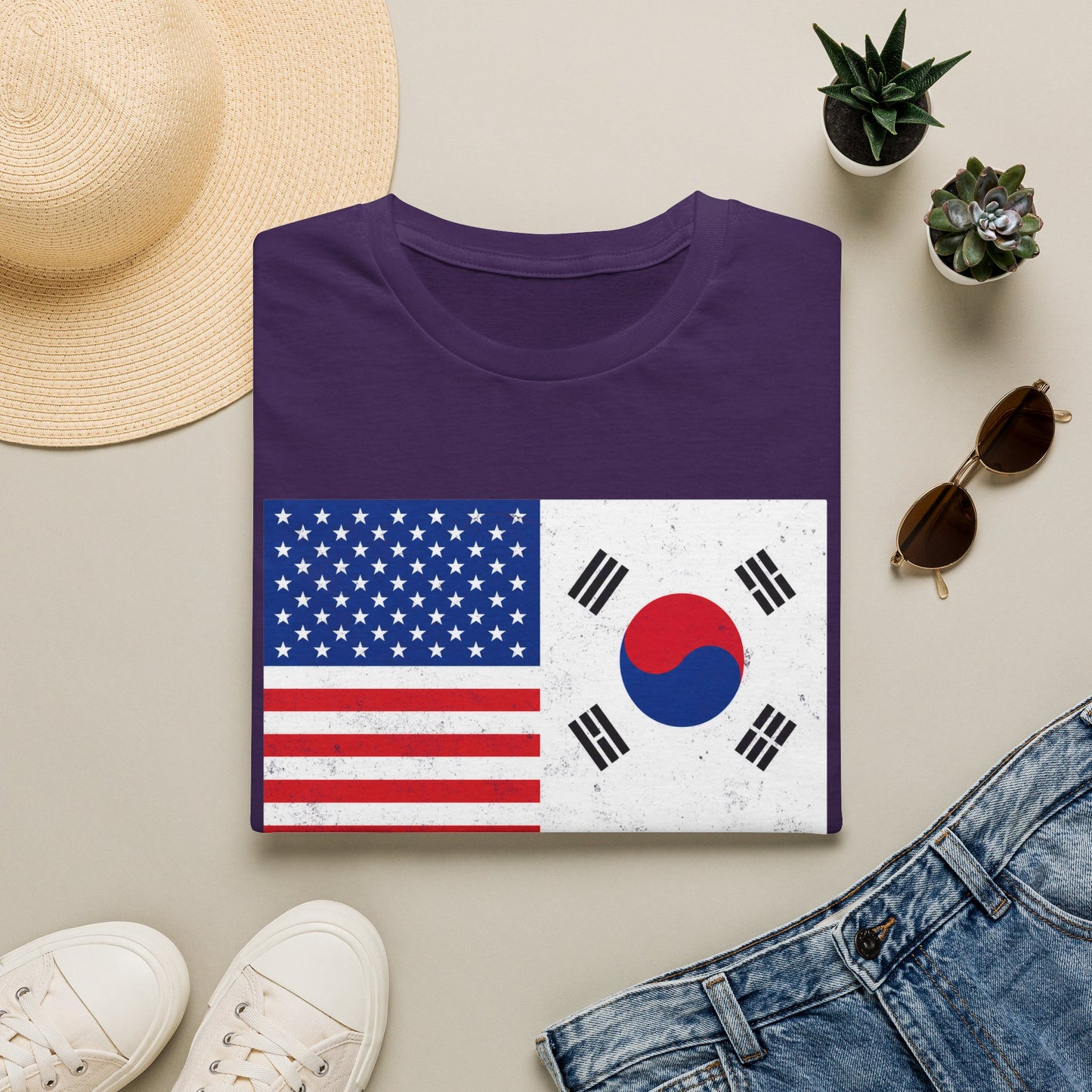USA & South Korea Flag T-Shirt — "Yes, I'm Both of Them" Patriotic Korean-American Tee