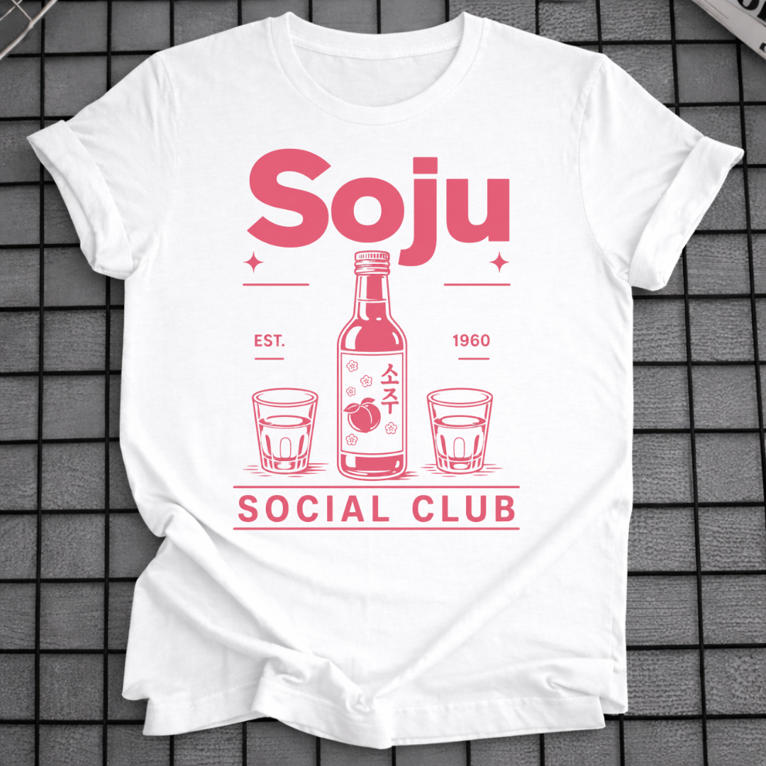 PEACH SOJU SOCIAL CLUB T-SHIRT
