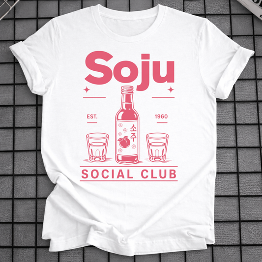 PEACH SOJU SOCIAL CLUB T-SHIRT