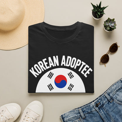 Korean Adoptee T-Shirt – Proud Korean Flag Graphic Tee