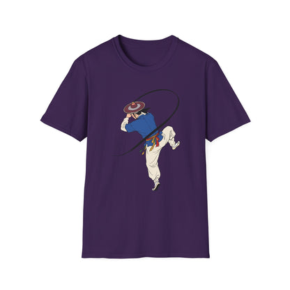 Cowboy Roper Graphic T-Shirt — Western Rodeo Roping Design